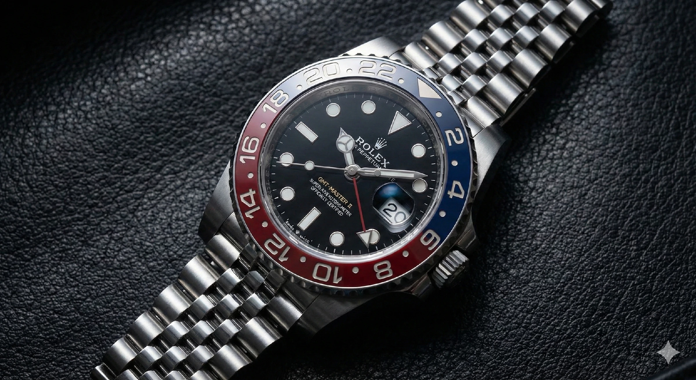 Clean Factory Rolex GMT Master II 126710BLRO “Pepsi” Jubilee Clone: Precision Meets Style